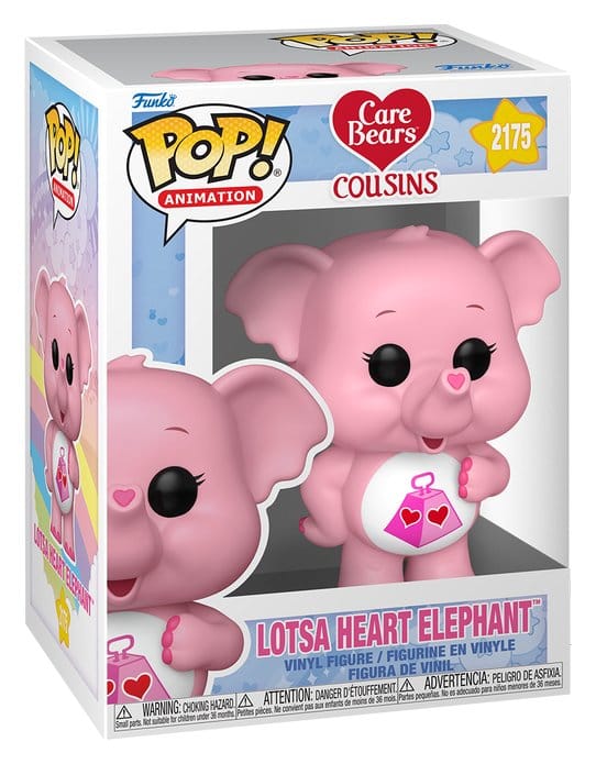 The Care Bears POP! Animation Vinyl Figure Lotsa Heart Elephant 9 cm - MangaShop.ro