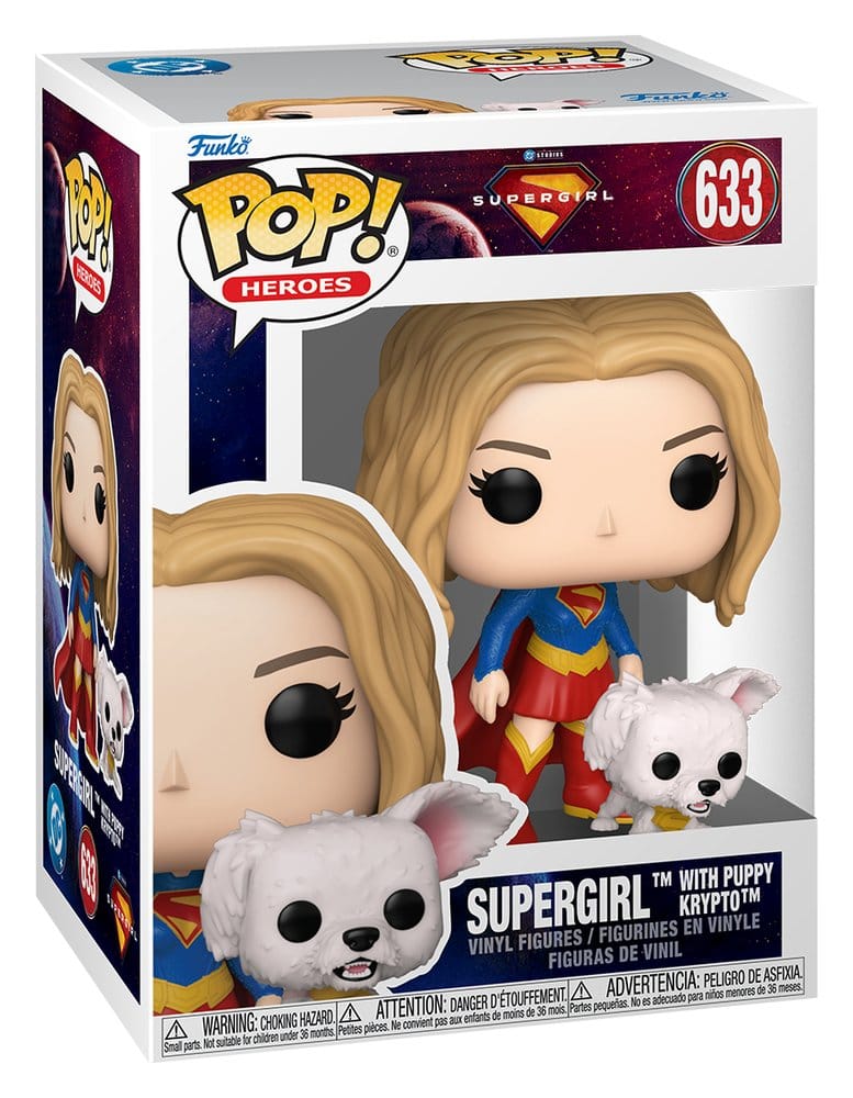 Supergirl (2026) POP! Heroes Vinyl Figure Supergirl with Puppy Krypto 9 cm - MangaShop.ro
