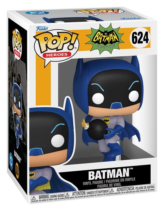Batman 66 POP! Heroes Vinyl Figure Batman with Bomb 9 cm - MangaShop.ro