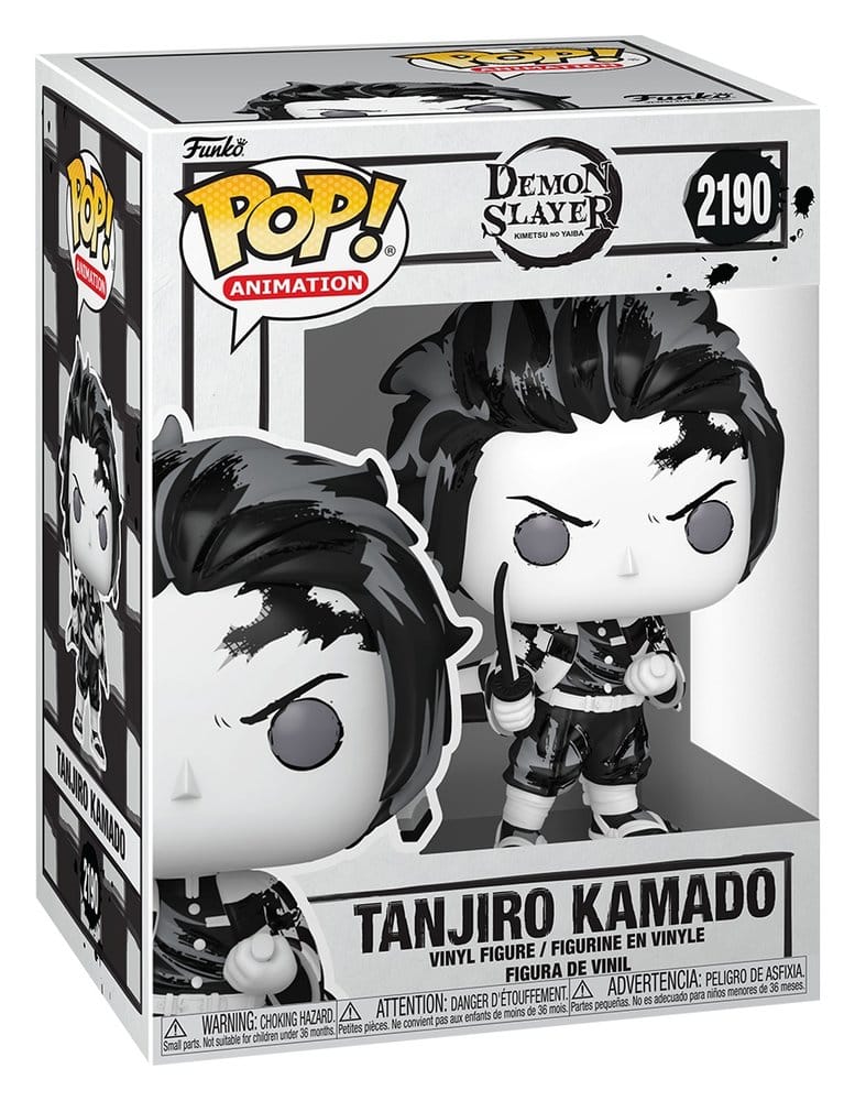 Demon Slayer: Kimetsu no Yaiba POP! Animation Vinyl Figures Tanjiro(Sumi-Ink) 9 cm - MangaShop.ro