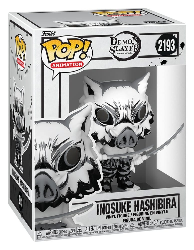 Demon Slayer: Kimetsu no Yaiba POP! Animation Vinyl Figures Inosuke(Sumi-Ink) 9 cm - MangaShop.ro