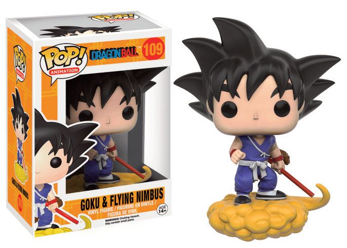 Dragon Ball Z POP! Animation Vinyl Figure Goku and Flying Nimbus 9 cm - MangaShop.ro