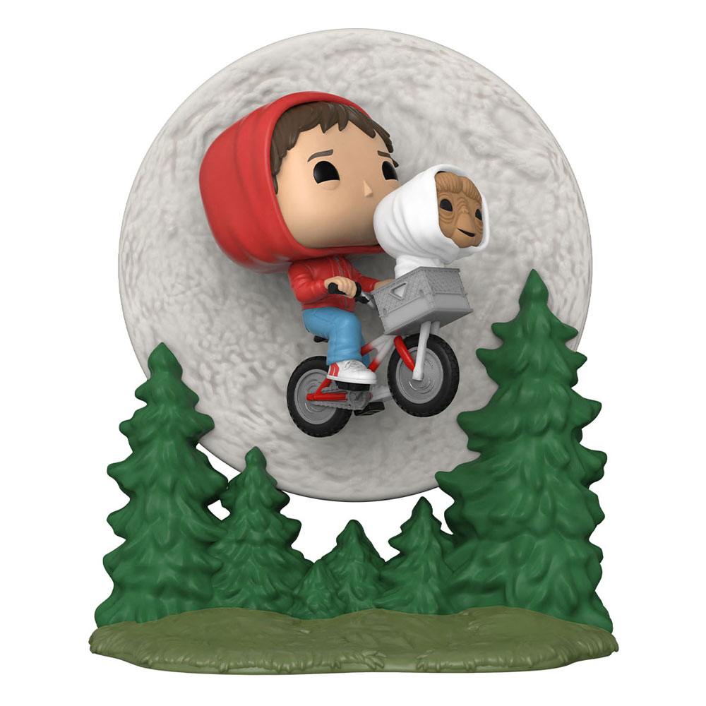 E.T. the Extra-Terrestrial POP! Moment Vinyl Figure Elliot and ET Flying (GITD) 9 cm - MangaShop.ro
