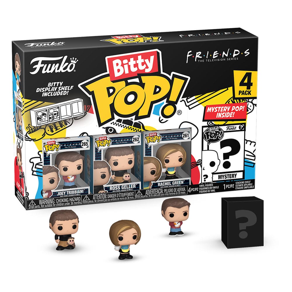 Friends Bitty POP! Vinyl Figure 4-Pack Joey 2,5 cm - MangaShop.ro