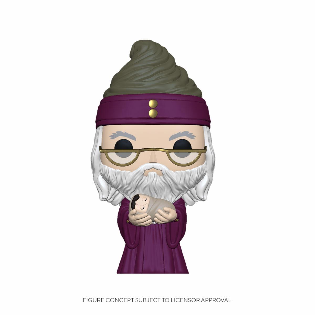 Harry Potter POP! Movies Vinyl Figure Dumbledore w/Baby Harry 9 cm - MangaShop.ro