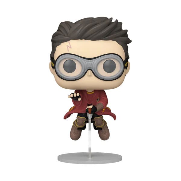 Harry Potter POP! Movies Vinyl Figure Harry w/Broom(Quidditch) 9 cm - MangaShop.ro
