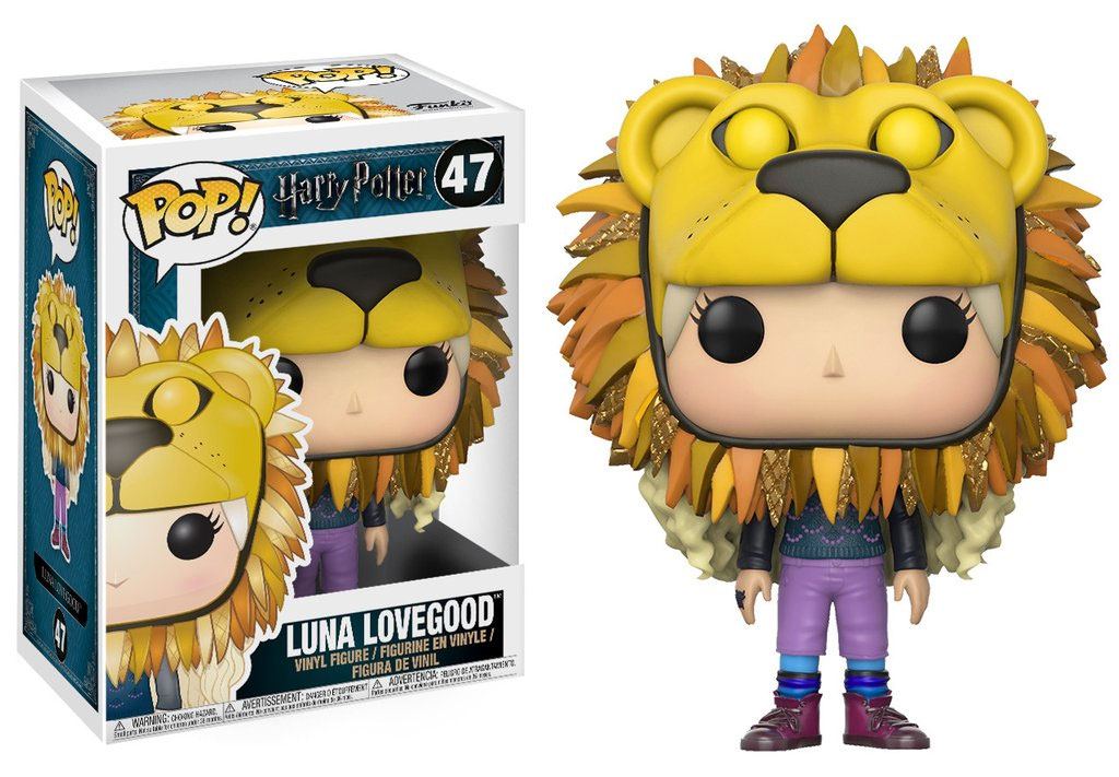 Harry Potter POP! Movies Vinyl Figure Luna Lovegood with Lion Head 9 cm - MangaShop.ro