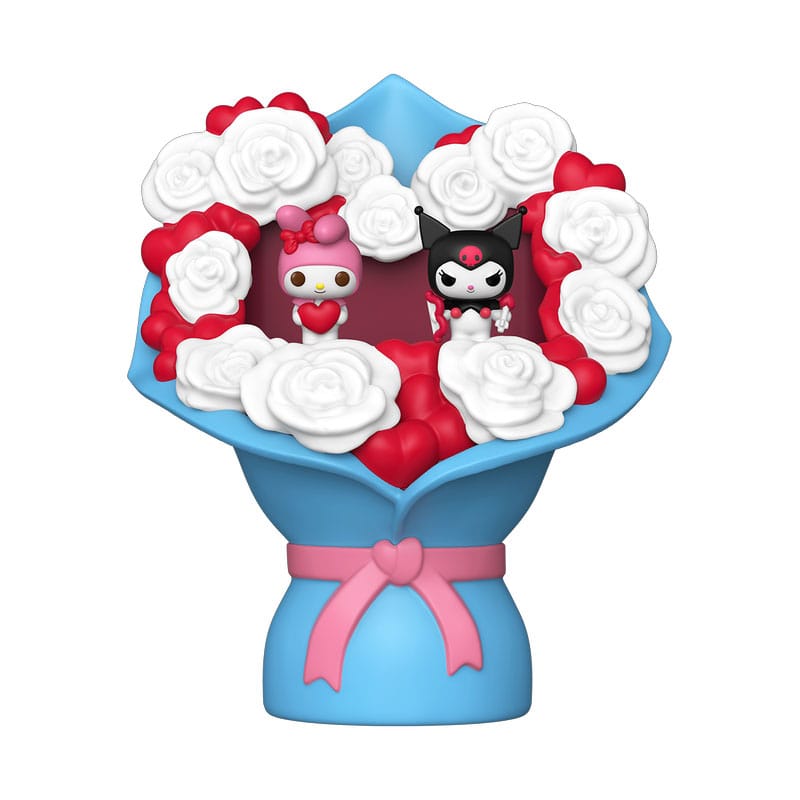 Sanrio Bitty POP! Bouquet Vinyl Figure 2-Pack My Melody & Kuromi (Valentine) 4 cm - MangaShop.ro