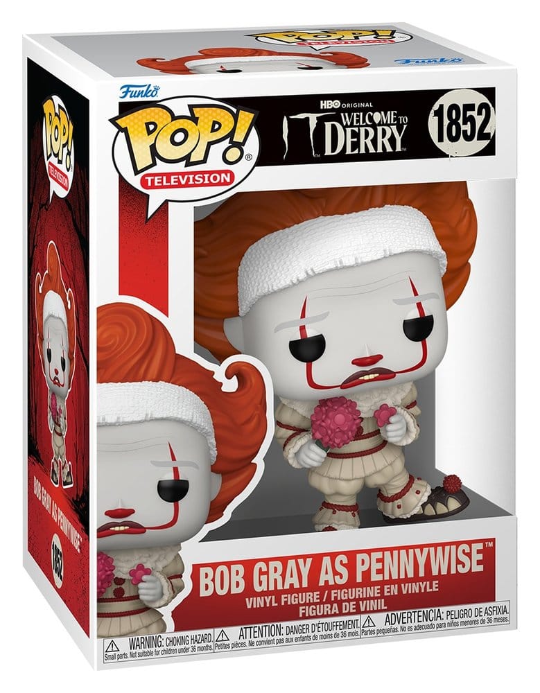 It: Welcome to Derry POP! Television Vinyl Figure Bob Gray as Pennywise 9 cm - MangaShop.ro