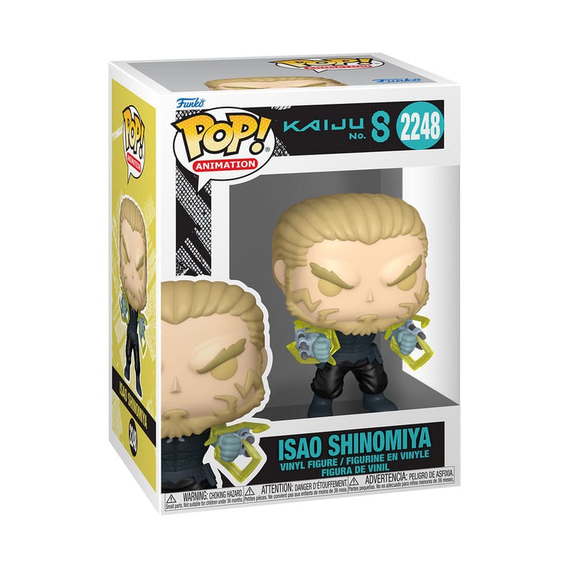 Kaiju No. 8 POP! Animation Vinyl Figure Isao Shinomiya 9 cm - MangaShop.ro