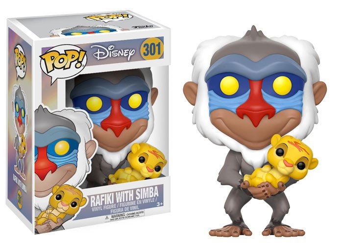 The Lion King POP! Disney Vinyl Figure Rafiki & Simba 9 cm - MangaShop.ro