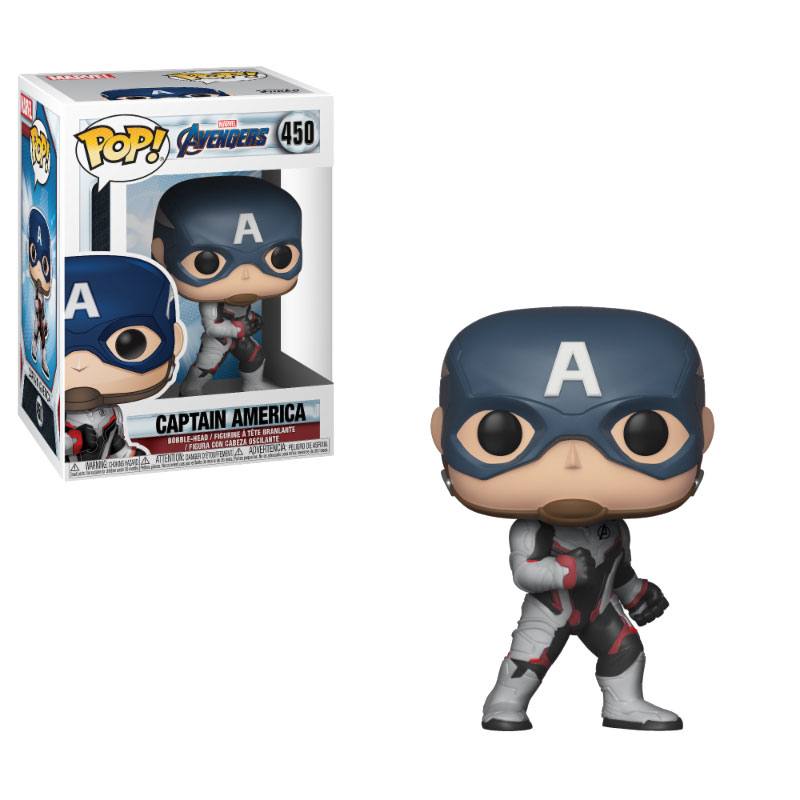 Avengers Endgame POP! Movies Vinyl Figure Captain America 9 cm - MangaShop.ro
