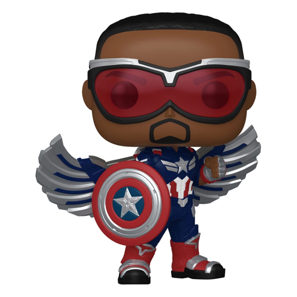Captain America Brave New World POP! Movies Vinyl Figure Captain America 9 cm - MangaShop.ro