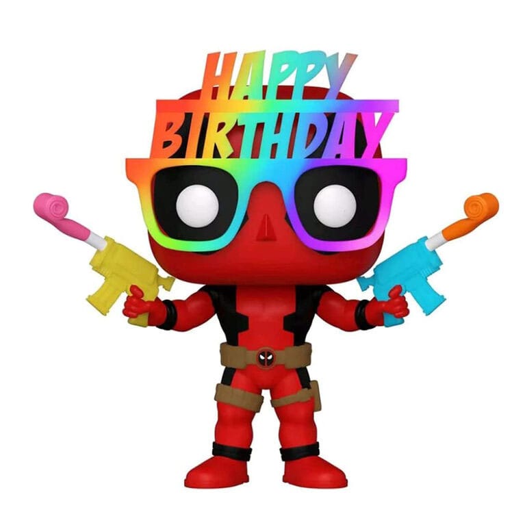 Deadpool POP! Marvel Vinyl Figure 30th Birthday Glasses Deadpool 9 cm - MangaShop.ro