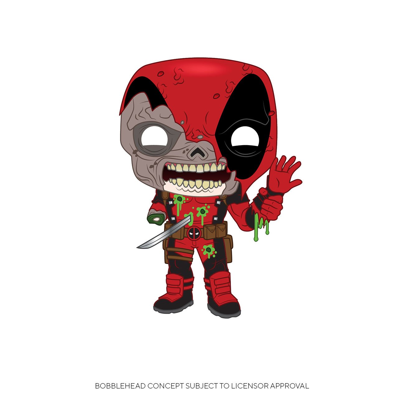 Marvel POP! Vinyl Figure Zombie Deadpool 9 cm - MangaShop.ro