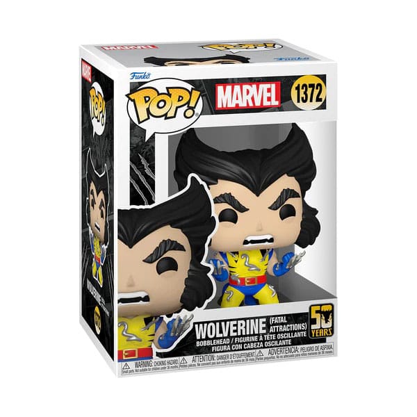 Marvel POP! Marvel Vinyl Figure Wolverine 50th - Ultimate Wolverine w/ Adamantium 9 cm - MangaShop.ro