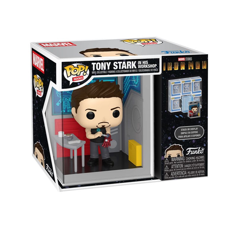 Marvel POP! Nooks Vinyl Figure Tony's Garage 9 cm - MangaShop.ro