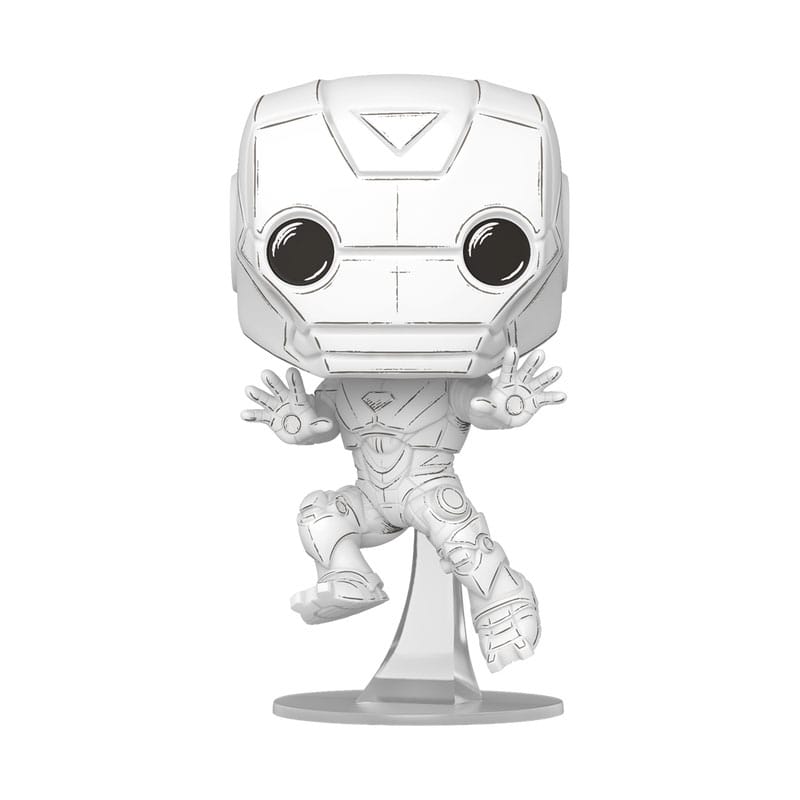 Marvel POP! Vinyl Figure Sketched - Iron Man 9 cm - MangaShop.ro