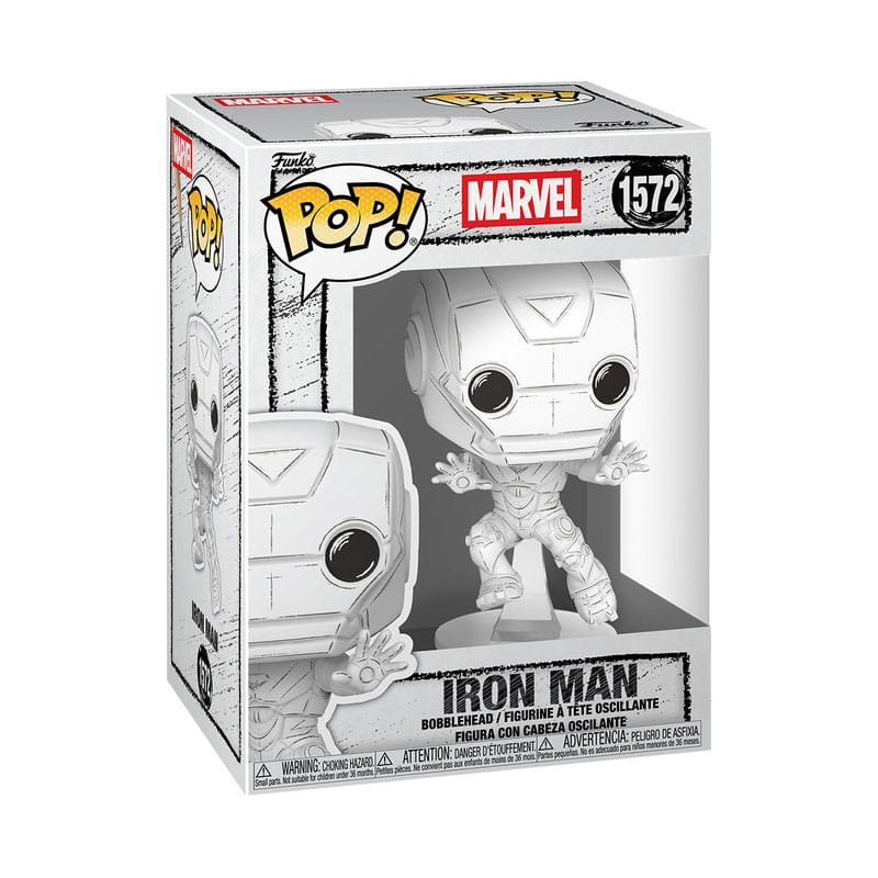 Marvel POP! Vinyl Figure Sketched - Iron Man 9 cm - MangaShop.ro