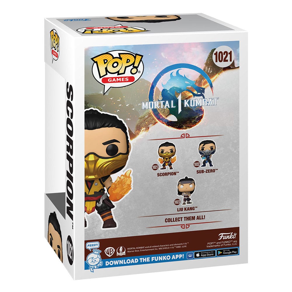 Mortal Kombat POP! Games Vinyl Figure Scorpion 9 cm - MangaShop.ro