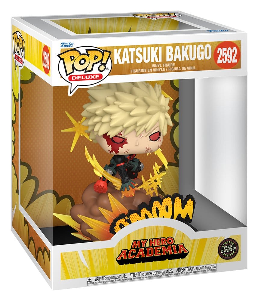 My Heo Academia POP! Deluxe Vinyl Figure Bakugo w/CH(GW) 9 cm - MangaShop.ro