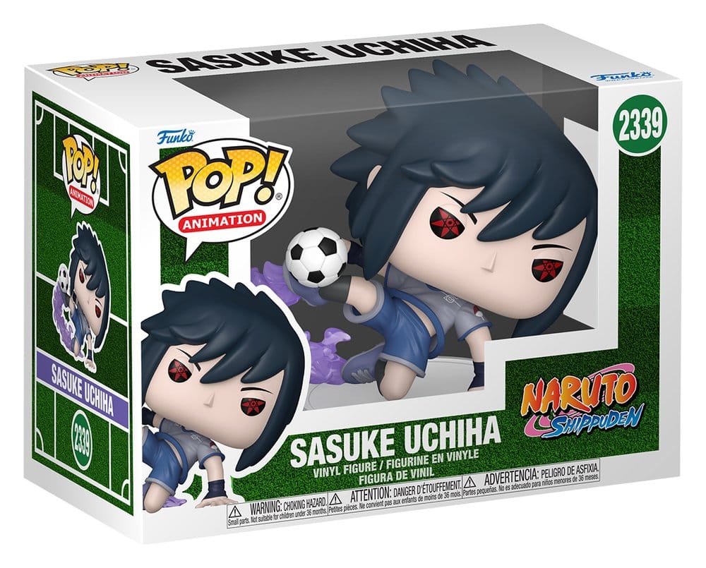 Naruto Soccer POP! Football Vinyl Figure Sasuke 9 cm - MangaShop.ro