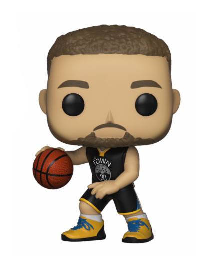NBA POP! Sports Vinyl Figure Stephen Curry (Warriors) 9 cm - MangaShop.ro
