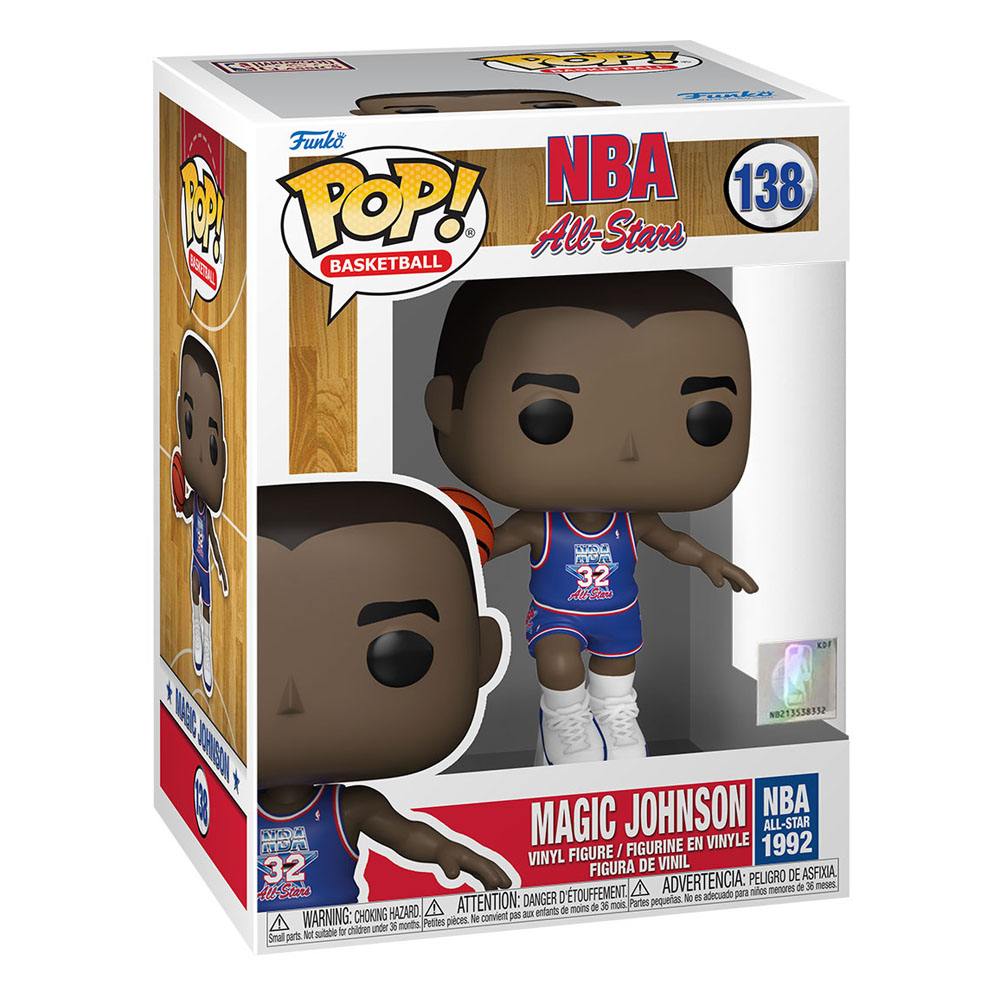 NBA Legends POP! Basketball Vinyl Figure Magic Johnson (Blue All Star Uni 1991) 9 cm - MangaShop.ro