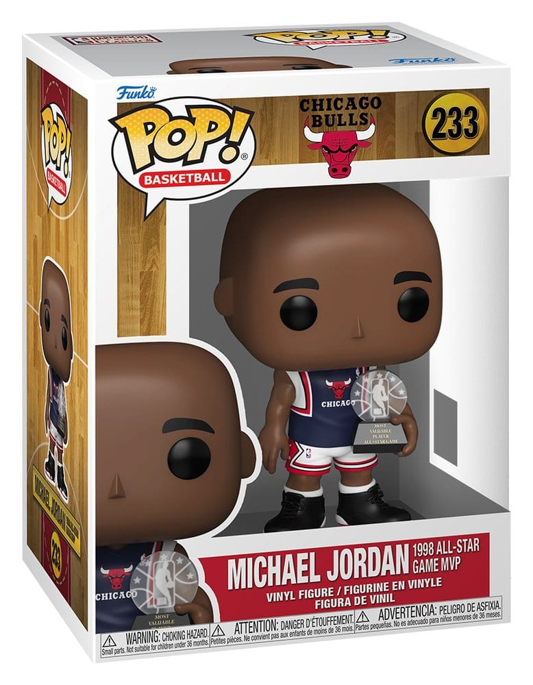 NBA Legends POP! Sports Vinyl Figure Bulls- Michael Jordan (1998 ASG MVP) 9 cm - MangaShop.ro