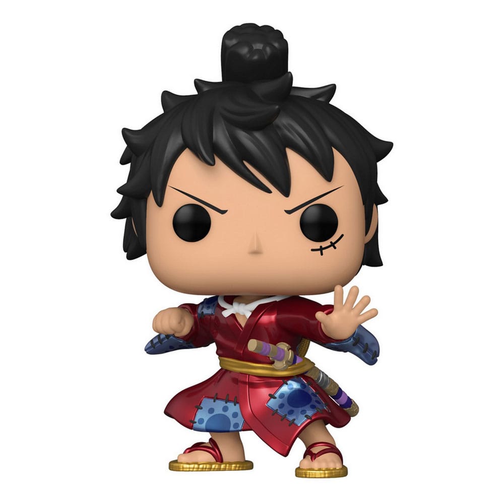 One Piece POP! Animation Vinyl Figure Luffy in Kimono(MT) Exclusive 9 cm - MangaShop.ro