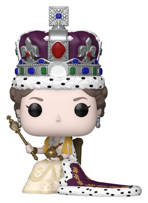 Queen Elizabeth II POP! Premium Vinyl Figure 100th- Queen Elizabeth II (Coronation) 9 cm - MangaShop.ro
