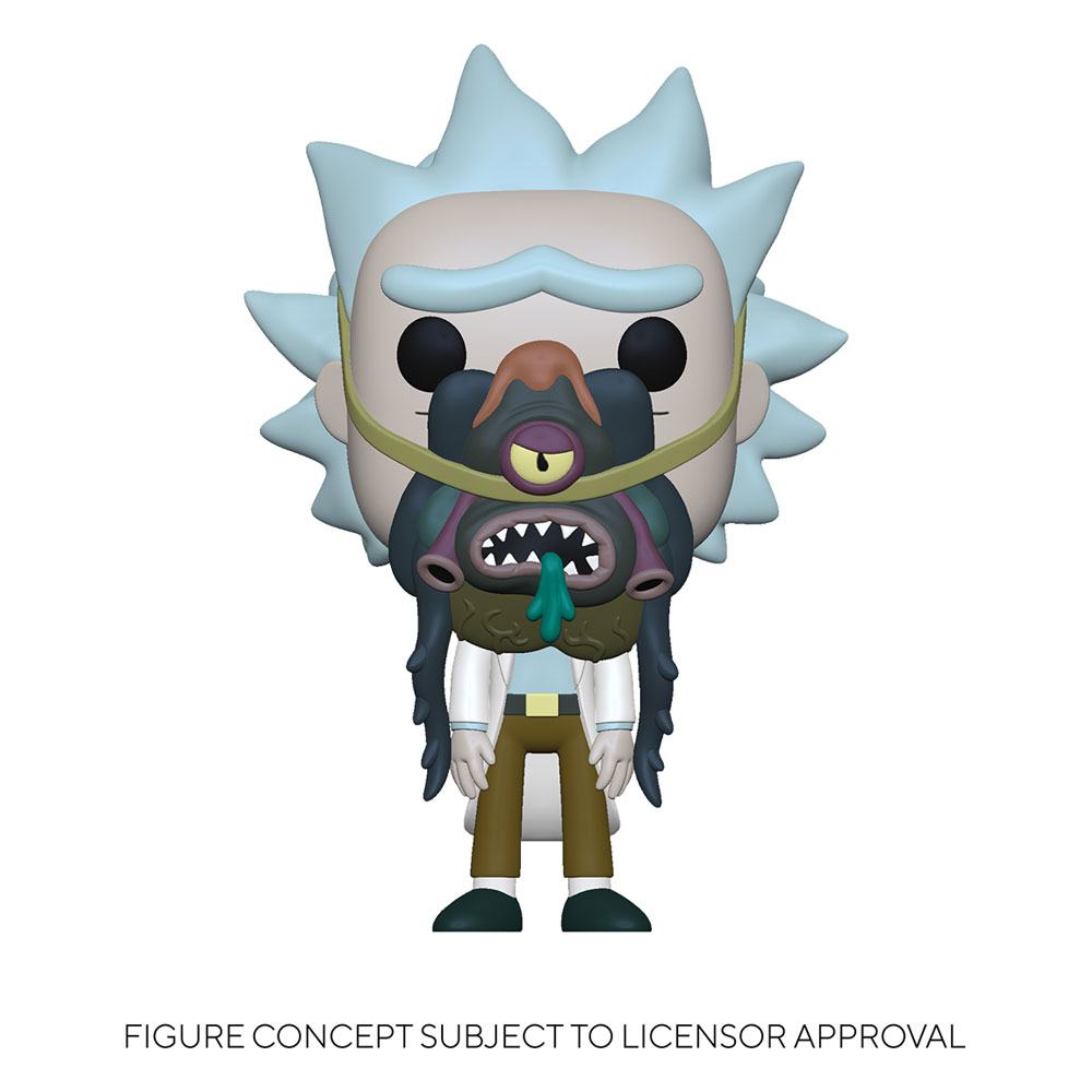 Rick & Morty POP! Animation Vinyl Figure Rick w/ Glorzo 9 cm - MangaShop.ro