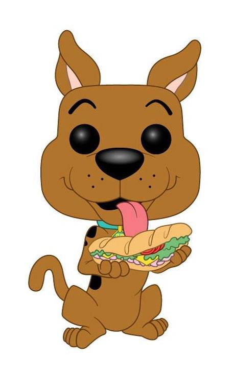 Scooby Doo POP! Animation Vinyl Figure Scooby Doo w/ Sandwich 9 cm - MangaShop.ro