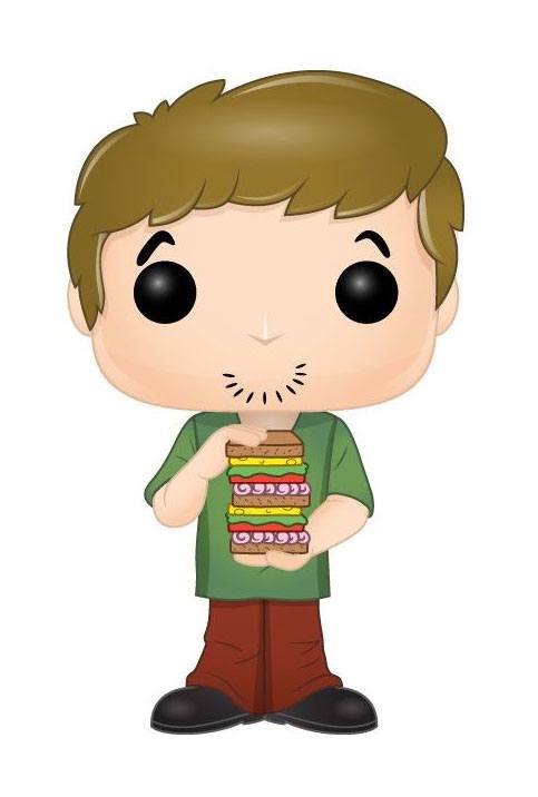 Scooby Doo POP! Animation Vinyl Figure Shaggy w/ Sandwich 9 cm - MangaShop.ro