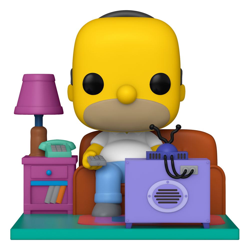 Simpsons POP! Deluxe Vinyl Figure Homer Watching TV 18 cm - MangaShop.ro