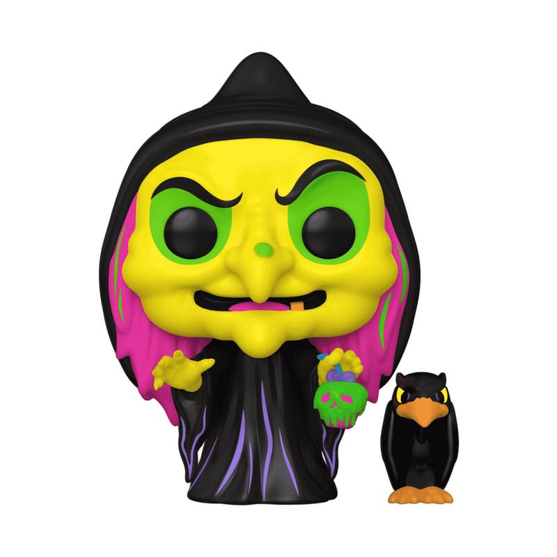 Snow White POP & Buddy! Animation Vinyl Figure Disguised Evil Queen with Raven (Black Light) Exclusive 9 cm - MangaShop.ro