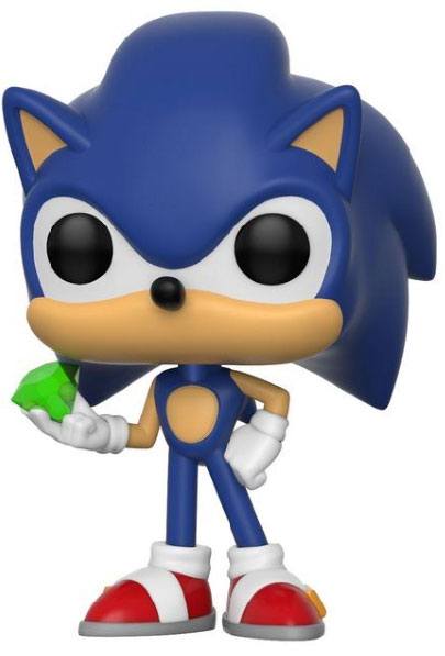Sonic The Hedgehog POP! Games Vinyl Figure Sonic (Emerald) 9 cm - MangaShop.ro