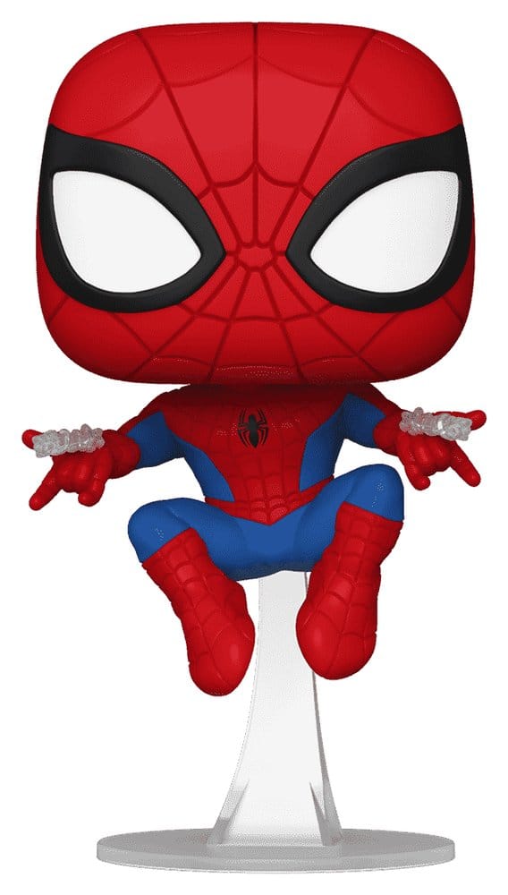 Marvel POP! Comics Vinyl Figure Web Spider-Man (Swinging) Exclusive 9 cm - MangaShop.ro