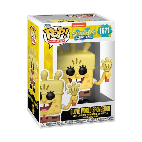 SpongeBob SquarePants 25th Anniversary POP! Vinyl Figure SB w/ Glove Light 9 cm - MangaShop.ro