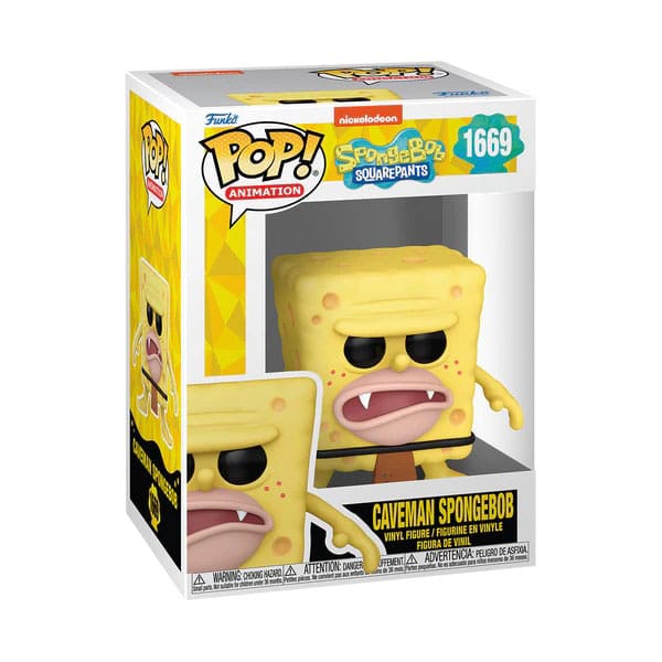 SpongeBob SquarePants 25th Anniversary POP! Vinyl Figure Caveman SB 9 cm - MangaShop.ro