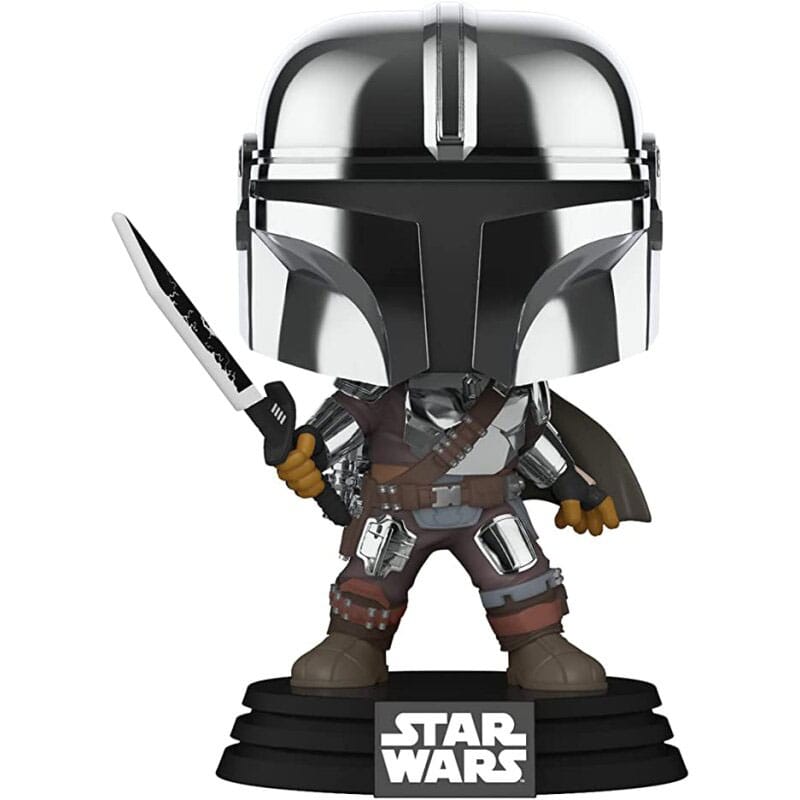 Star Wars: Mandalorian POP! Vinyl Figure MandoW/DrkSabr(GW/MT) 9 cm - MangaShop.ro