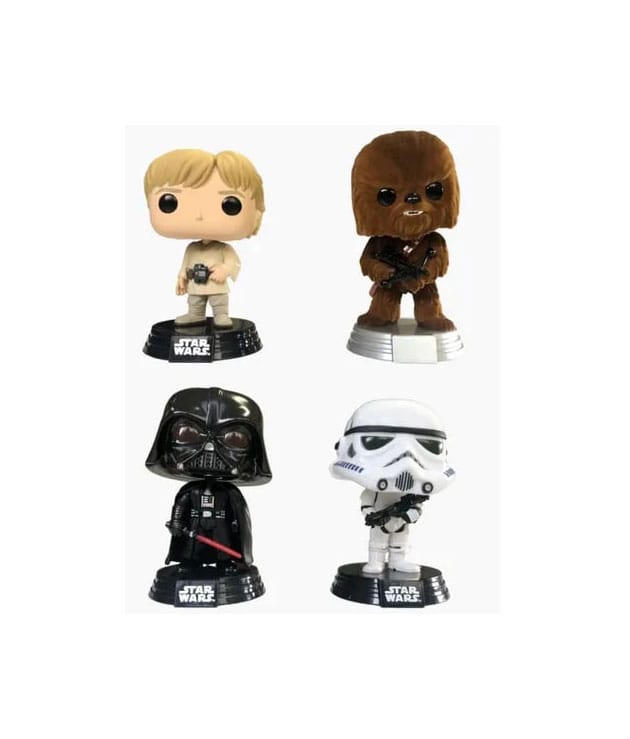 Star Wars POP! Movies Vinyl Figure 4-Pack New Classics (FL) 9 cm - MangaShop.ro