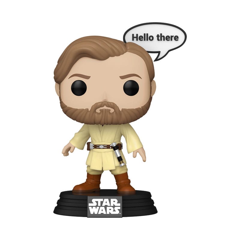 Star Wars: Sayings POP! Plus Movies Vinyl Figure Obi-Wan Kenobi 9 cm - MangaShop.ro