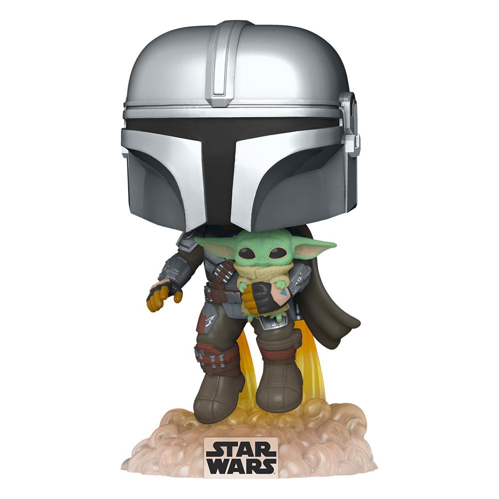Star Wars The Mandalorian POP! TV Vinyl Figure Mando Flying w/ Jet Pack 9 cm - MangaShop.ro