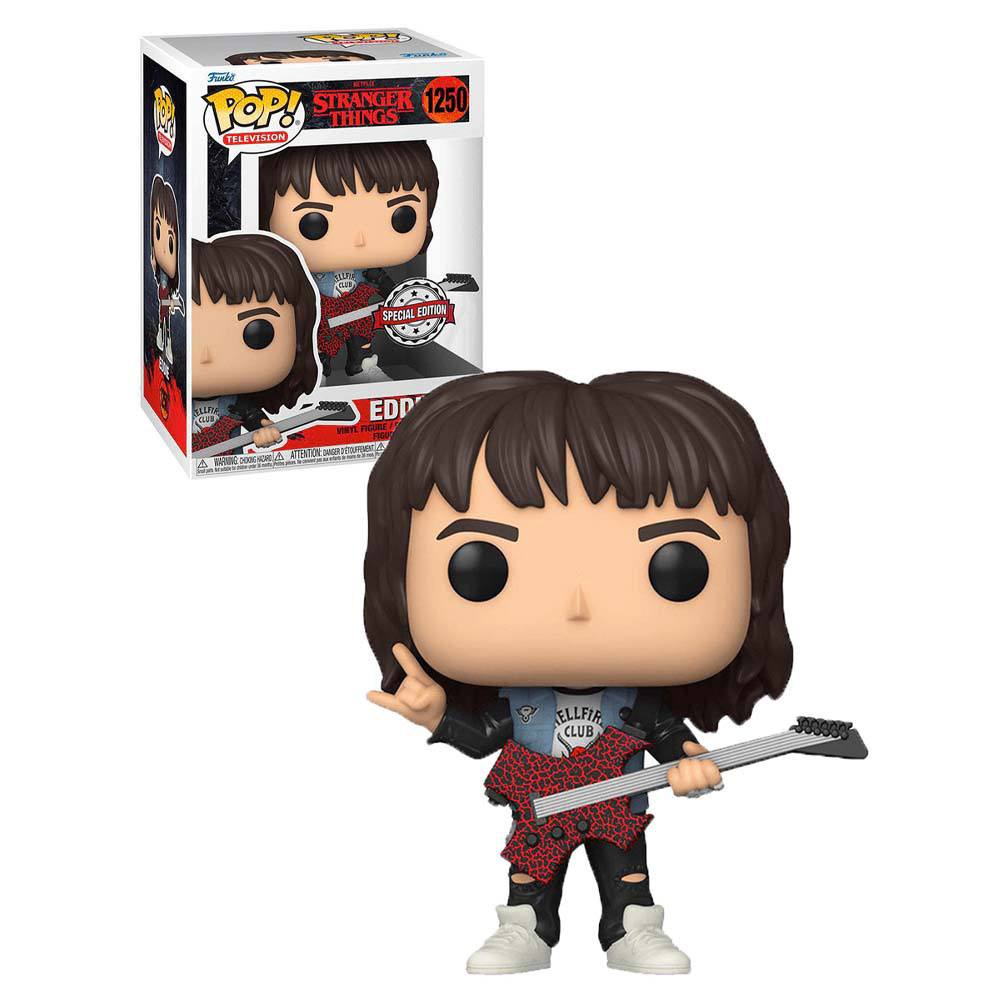Stranger Things POP! TV Vinyl Figure Eddie with Guitar Special Edition 9 cm - MangaShop.ro