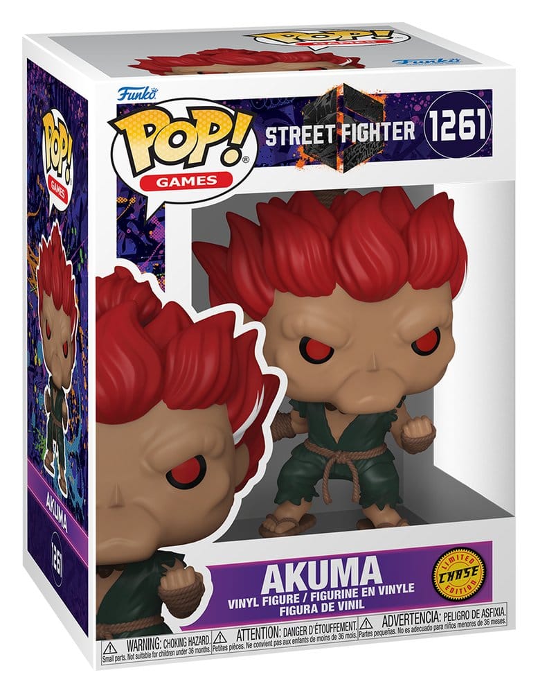 Street Fighter 6 POP! Animation Vinyl Figures Akuma with Chase 9 cm Assortment (6) - MangaShop.ro