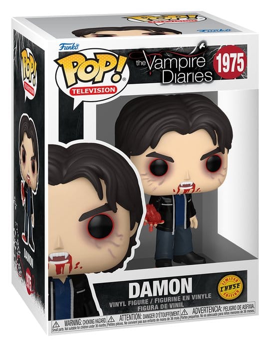 Vampire Diaries POP! Animation Vinyl Figures Damon w/Chase 9 cm Assortment (6) - MangaShop.ro
