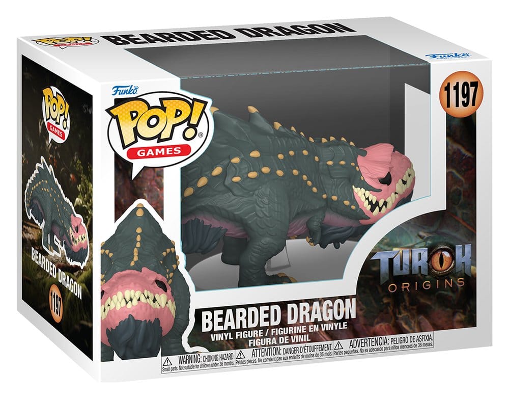 Turok POP! Games Vinyl Figure Bearded Dragon 9 cm - MangaShop.ro