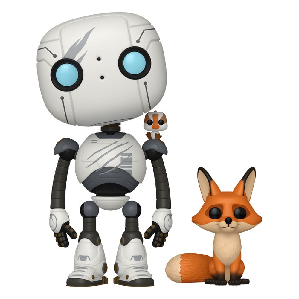 Wild Robot POP&Buddy! Movies Vinyl Figures Roz w/Brightbill & Fink 9 cm - MangaShop.ro