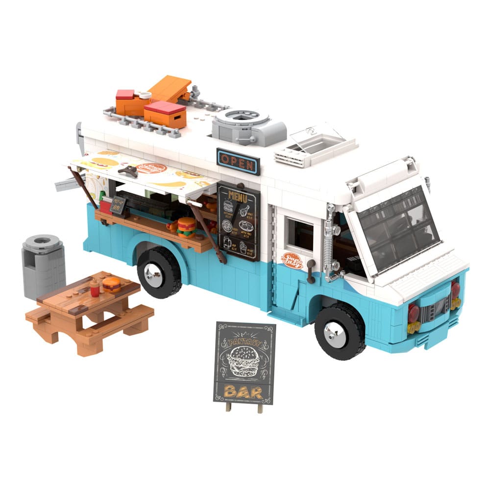 Original-Joyside Series Construction Set Retro Food Truck 19 cm - MangaShop.ro